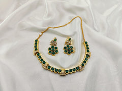 Zircon Stones Choker Set