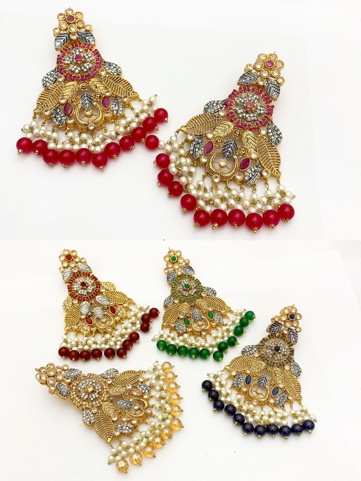 Native Made Real Stones Earrings
