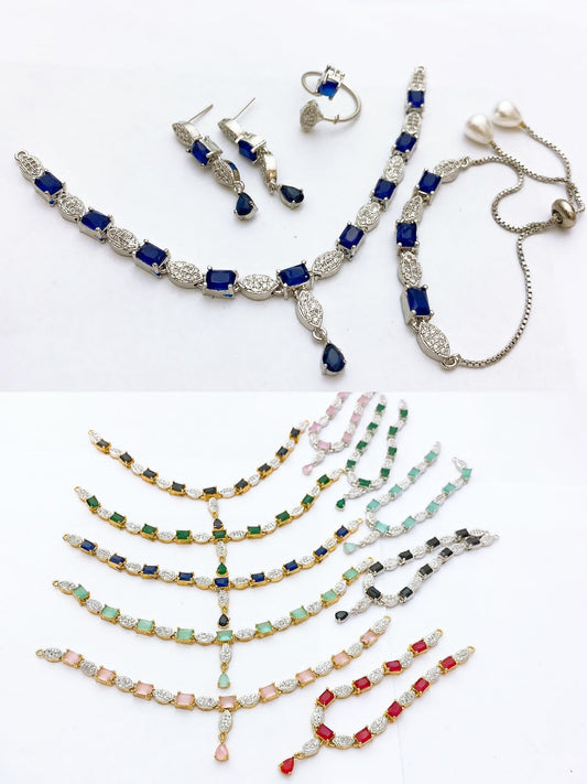 One Carat Real Stones Combo Set