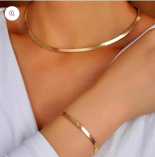 China Gold Snake Chain Set
