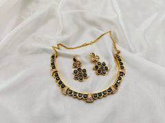 Zircon Stones Choker Set