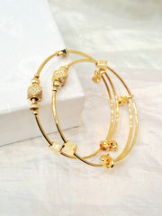 One Piece China Gold Adjustable Bracelet
