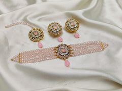 Gold Polish Choker Set