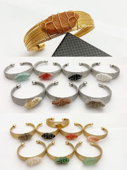 1 Piece Kara Bracelet Real Stones