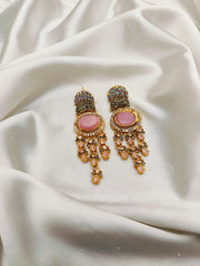 Fine Quality Stones Earrings