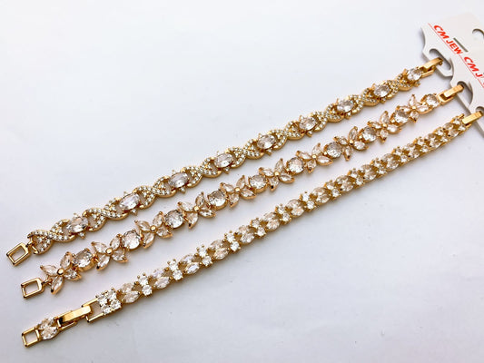 One Carat Bracelet Real Stones