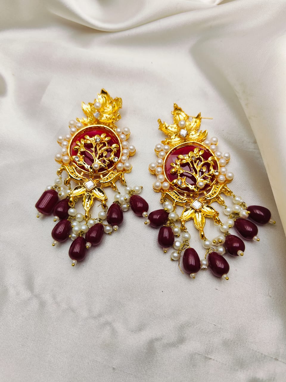 Silver Base Earrings
