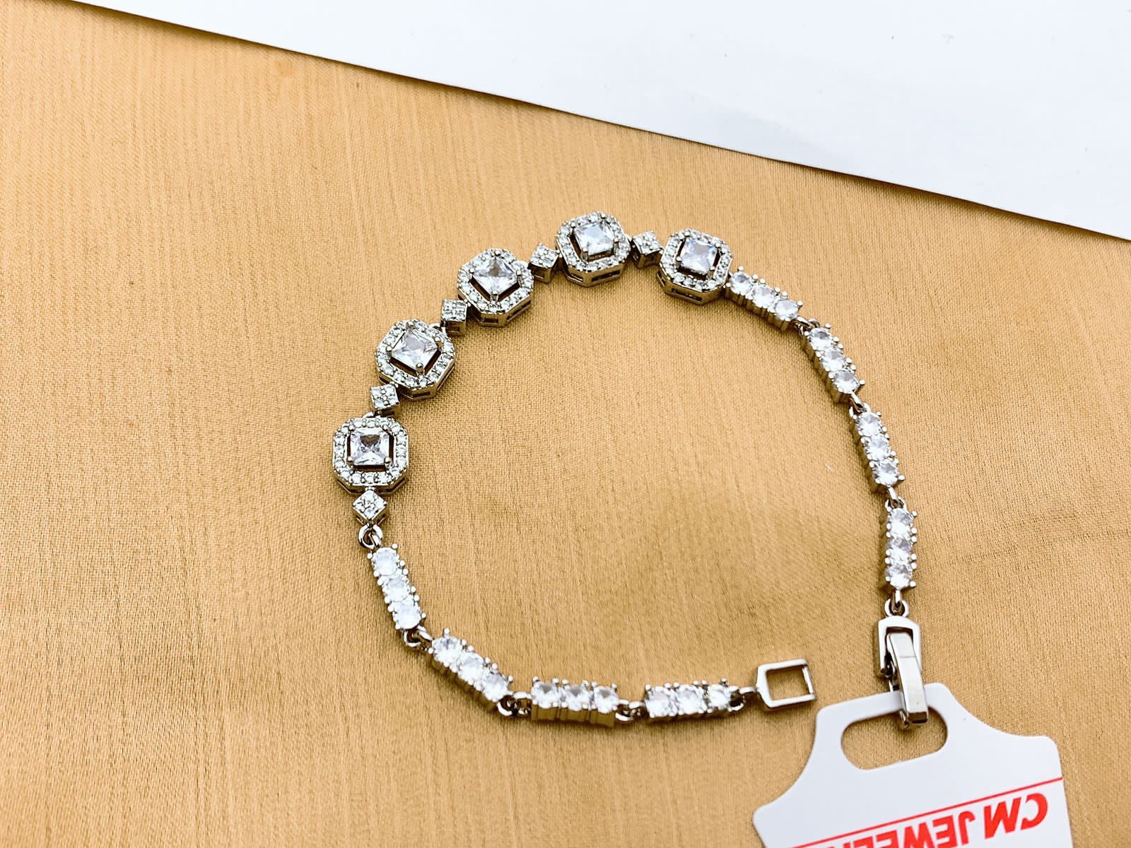 One Carat Bracelet Real Stones