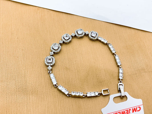 One Carat Bracelet Real Stones