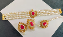 Real Stones Choker Set