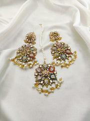 Beautiful Tika & Earrings