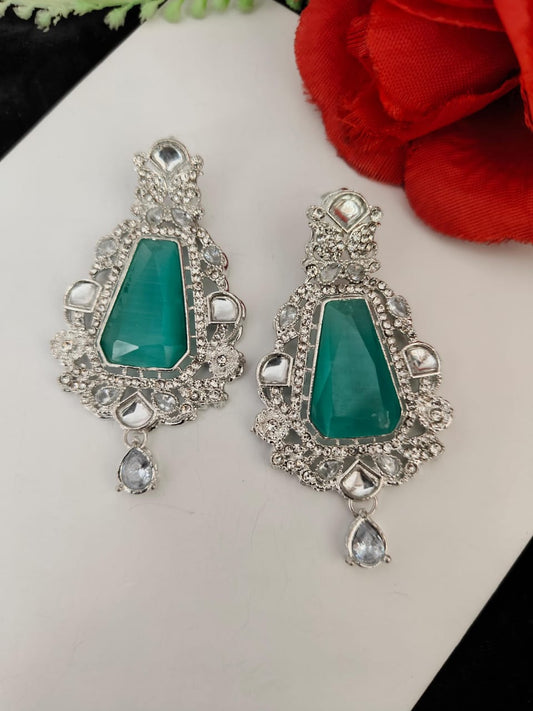 3D Big Stones Earrings