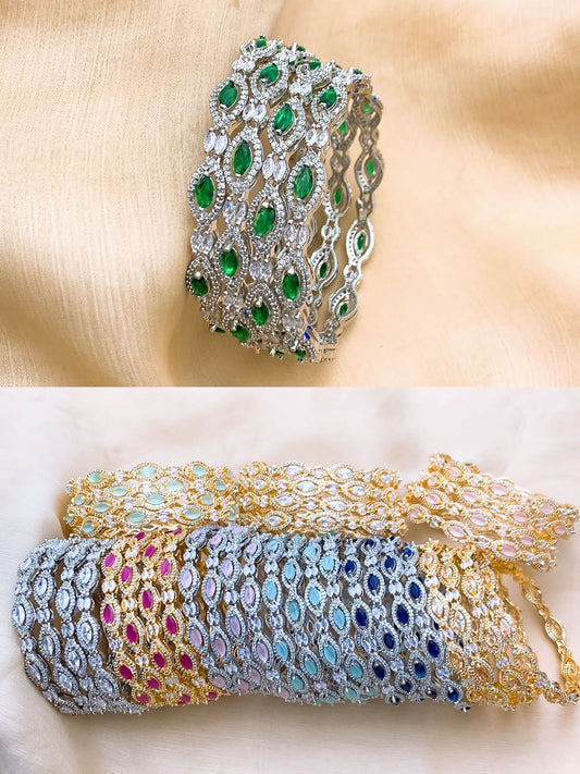 One Carat 4Pieces Bangles Set