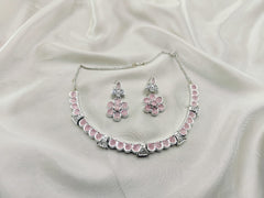 Zircon Stones Choker Set
