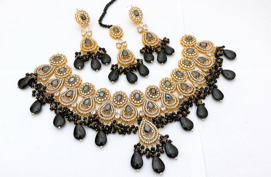 Native Made Real Stones Bridal Set