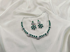 Zircon Stones Choker Set
