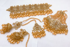 Native Made Real Stones Bridal Set