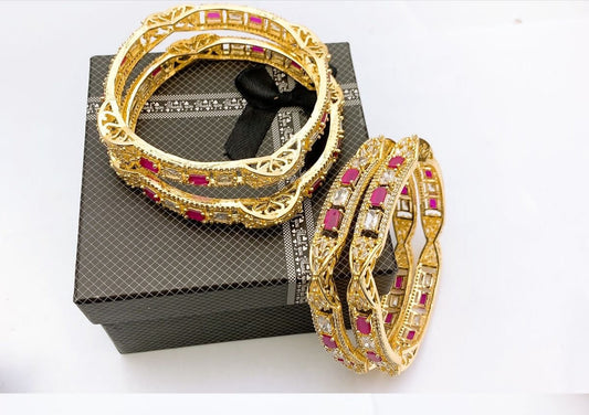 One Carat 4Pieces Bangles Set