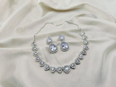 Zircon Stones Choker Set