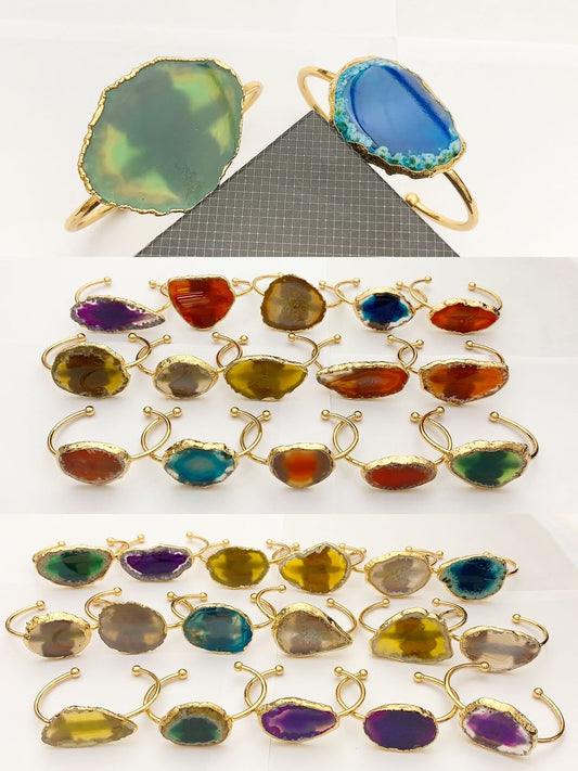 1 Piece Kara Bracelet Real Stones