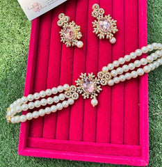 Gold Plated Choker Set