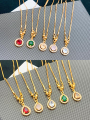 China Gold 1Piece Chain Loket