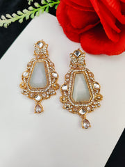3D Big Stones Earrings