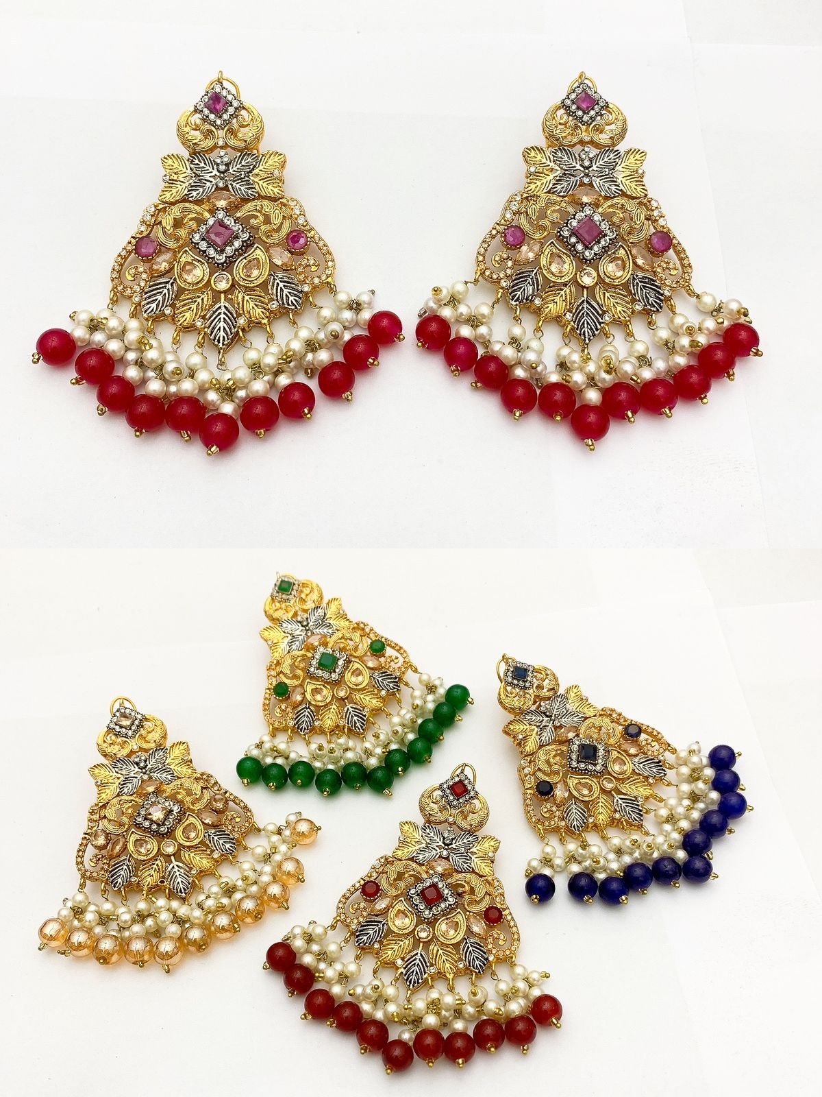 Native Made Real Stones Earrings