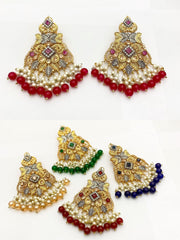 Native Made Real Stones Earrings