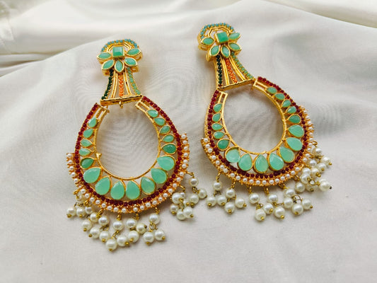 Real Stones Earrings Handmade