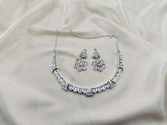 Zircon Stones Choker Set