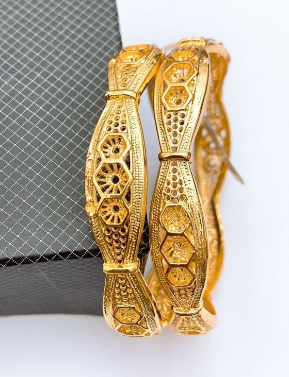 One Carat 2Pieces Bangles Set