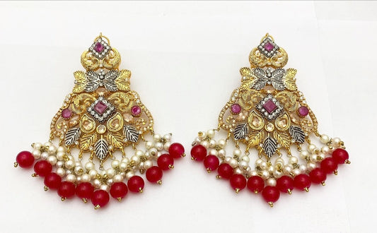 Native Made Real Stones Earrings
