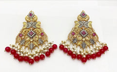 Native Made Real Stones Earrings