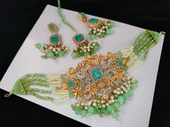 Gold Polish Neacklace Set