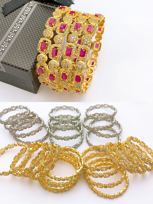One Carat 4Pieces Bangles Set