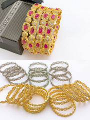 One Carat 4Pieces Bangles Set