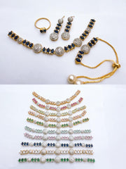One Carat Real Stones Combo Set