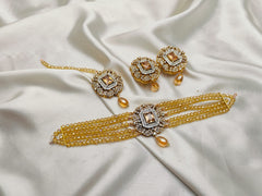Gold Polish Choker Set