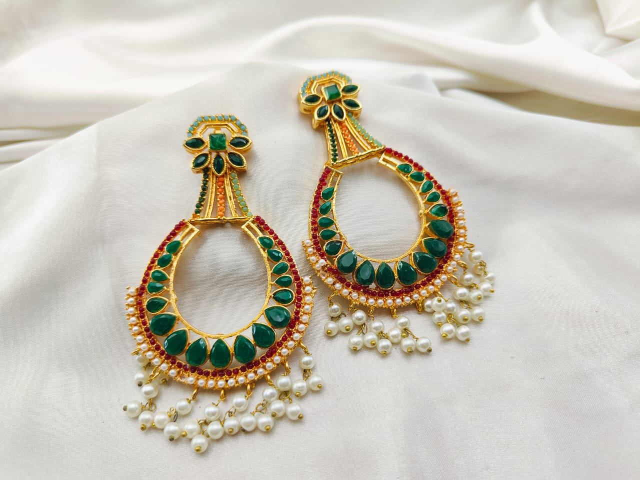 Real Stones Earrings Handmade