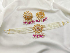 Real Stones Work Choker Set