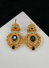 Zircon Stones Earrings Handmade