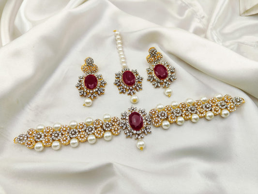 New Article 2Tone Choker Set