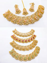 One Carat Real Stones Bridal Set