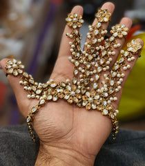 Kundan Stones 5Lines Pachagla