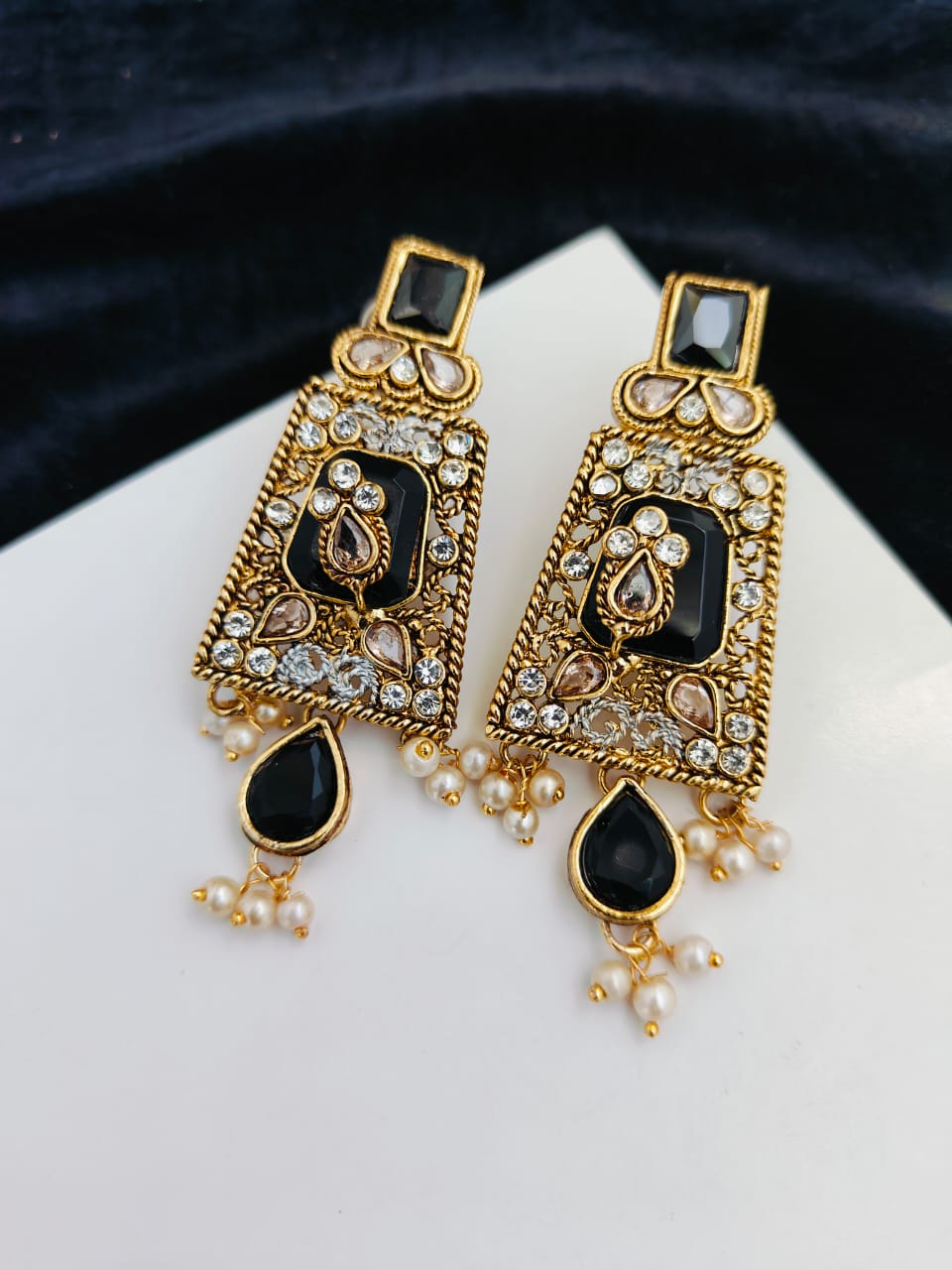 Stones Earrings Handmade