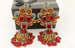 Native Made Real Stones Jhomka