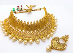 Copper Meterial Bridal Set Real Stones