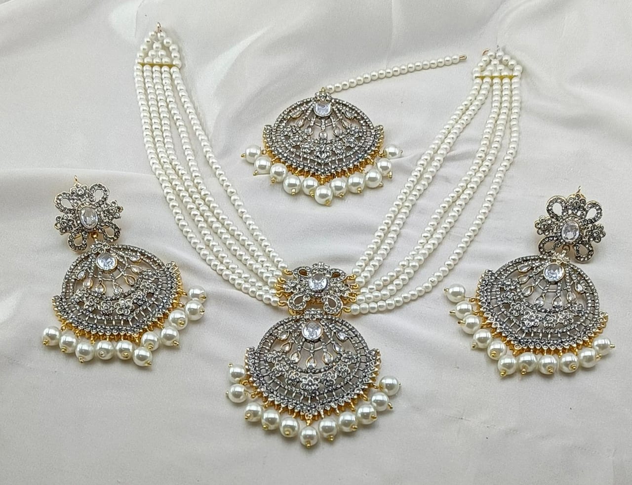 Casting White Pearls Mala