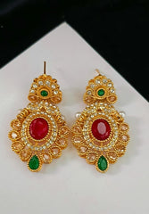 Zircon Stones Earrings Handmade